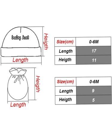 Newborn Baby Hat and Mittens Set - 5pcs Caps and 5 Pairs Gloves for Boys and Girls 0-6 Months | 100% Cotton (Grey) - Buy Online on GoSupps.com