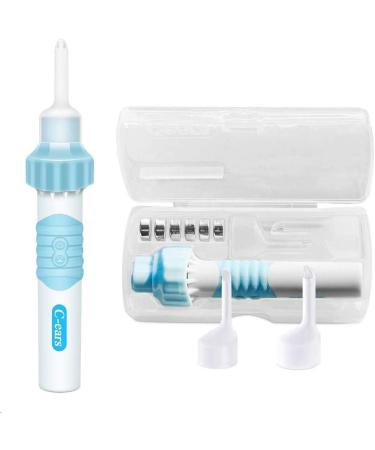 Ear Wax Removal Kit  Ear Cleaner  Electric Earwax Removal Tools  Ear Wax Vacuum Ear Pick with LED Lights for People of All Ages Safe and Comfortable