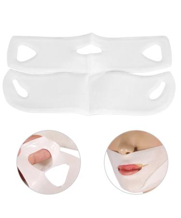 10PCS V Line Facial Mask and Double Chin Reducer Intensive Lift-Loft Mask With 10 Pack Gel-Pad for V Shape Kinnlinien-Contour lift anti-aging Reshape Face Curve