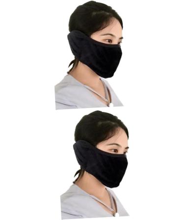 MAGICLULU Cotton Winter Face Mask - 2 Pack Muffle Masks for Cold Weather & Outdoor Protection - Buy Online on GoSupps.com
