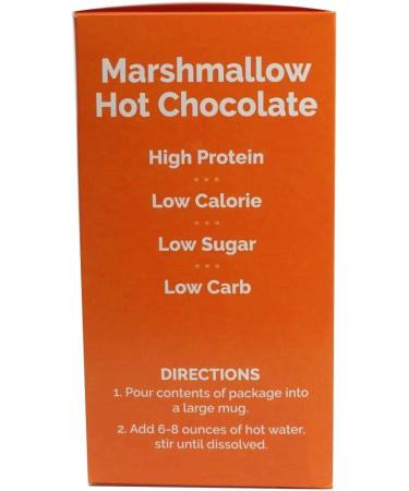 NutriWise Marshmallow Hot Chocolate - High Protein Gluten Free Low Carb Drink (7/Box) - Buy Online on GoSupps.com