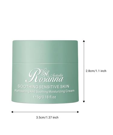 Soothing Moisturizing Cream for Sensitive Skin | Australian Skincare - Daily & Night Face Moisturizer | Dermatologist-Tested Relieves Redness & Dryness | 0.18 oz - Buy Online on GoSupps.com