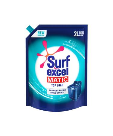 Surf Excel Top Load Matic Liquid Detergent Pouch - 2 L