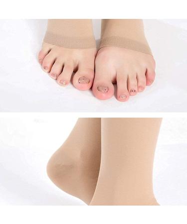 Pedimend Thigh High Compression Stockings | Effective Relief for Varicose Veins | Promotes Venous Blood Flow | Men & Women | Beige - Buy Online on GoSupps.com