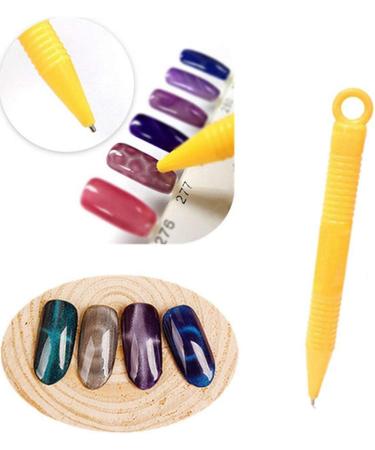12 Pcs NiceMeet Magnet Pen Nail Art Tools for 3D Cat Eye Effect Powder - Manicure UV Gel Polish DIY Accessories - Buy Online on GoSupps.com