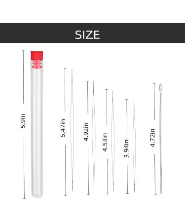 66 PCS Beading Needles for Jewelry Making - 3.9-5.4 inch Sewing Needles for Bead Spinner - Craft Tool Accessories for DIY Waist Beads, Necklaces, Bracelets - Buy Online on GoSupps.com
