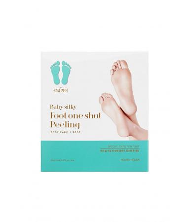 Baby Silky Foot One Shot Peeling Exfoliating & Moisturizing Foot Treatment for Smooth Soft Feet | International Shipping Available - Buy Online on GoSupps.com
