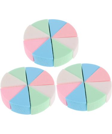 FRCOLOR 9 Sets Triangular Sponge Touch White Makeup Cleaning Cotton Pads Powder Puff Sponges Makeup Sponge for Foundation Makeup Sponge for Girls Makeup Tools Headband - Buy Online on GoSupps.com