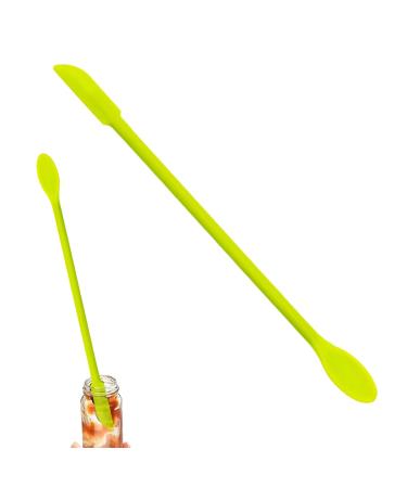 Wobblo bruise user with a double end made of silicone wax filler double -sided spatula spoon wax scrap versatile |Mini spatula for applying cosmetics scratch for green