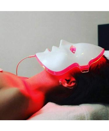 Angel Kiss LED Face Mask Light Therapy - 7 Color Blue & Red Light for Anti-Aging Skin Care | Facial Treatment Photon Mask for Wrinkle Removal & Skin Rejuvenation - Best Gift for Women - Buy Online on GoSupps.com