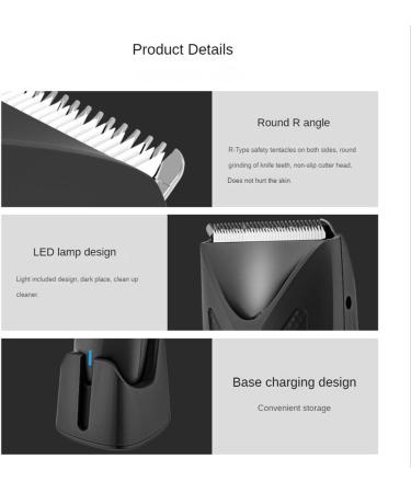 FIGGRITID 1 Set Rechargeable Electric Hair Clipper Hair Clipper ABS Electric Shaver Groin Body Shaving - Buy Online on GoSupps.com