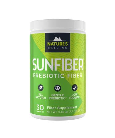NATURE'S CALLING All-Natural Fiber Supplement | Gentle | Non-GMO | Low-FODMAP | Sunfiber | Prebiotic 30 Servings (7.4 oz)