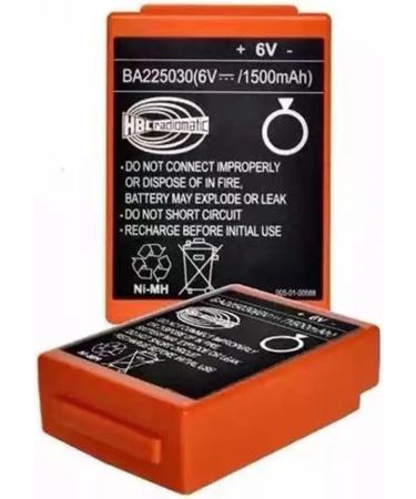 Buy 2 Pack BA225030 6V 1500mAh Ni-Mh Rechargeable Battery for HBC Radiomatic Crane Remote Control Pump Truck - International Shipping Available - Buy Online on GoSupps.com
