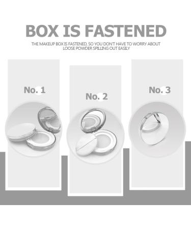 SHERCHPRY 2pcs Powder Box Cosmetics Plastic Powder Case Loose Powder Cases 3g Good Looking 1 count (Pack of 1) - Buy Online on GoSupps.com