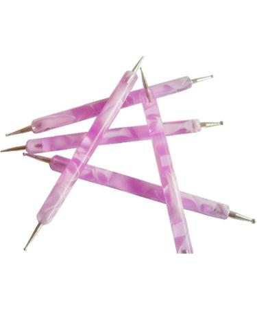 Zonster 2 Way Dotting Pen - Double Ended Nail Art Tool for Manicure & Pedicure | Purple Dotting Painting & Marbling Pen - Buy Online on GoSupps.com