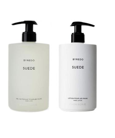 BYREDO Suede Hand Lotion And Hand wash 450ml 15.2oz. each.
