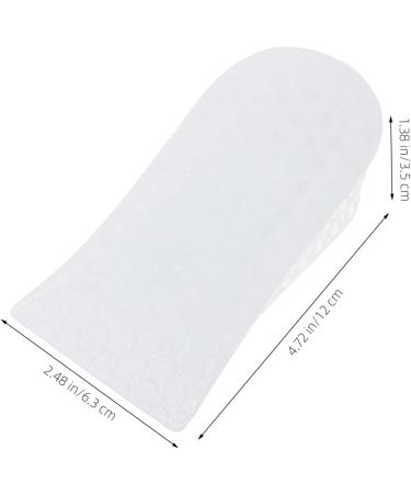 FOMIYES Invisible Insole Shoe Lifts - 2 Pairs Height Increase Heel Pad Inserts for Ultimate Comfort - Buy Online on GoSupps.com