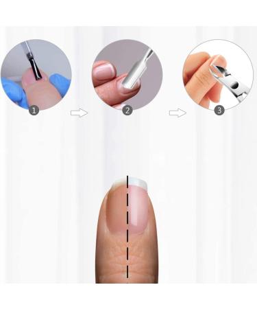 Retoo Nail Skin Remover Set - 4-Part Stainless Steel Manicure & Pedicure Tools | Nagelhautber Zange & Schere for Effortless Nail Care - Buy Online on GoSupps.com