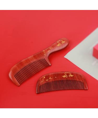 BbteK Combing Brush for Men and Women Hair Combs Handicrafts Wooden Combs Massage Hair Combs Wedding Gifts Home Portable Portable Hair Combs for Women Barber Comb Comb for Curly Hair Comb (Color : B - Buy Online on GoSupps.com