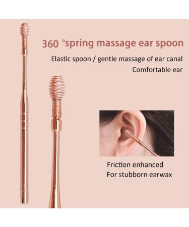 6 Pcs Stainless Steel Spiral Ear Wax Removal Cleaner Set - HB9418SV - Buy Online on GoSupps.com