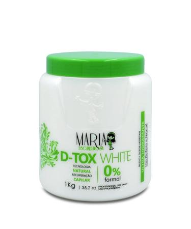 Maria Escandalosa D-Tox White Hair Without Formalin Natural Technology Hair Care 1Kg/35.2 oz