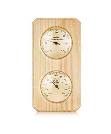 Doengfo sauna thermometer and hygrometer made of 2 in 1 air humidity temperature measurement for the sauna room of the house the family the hotel