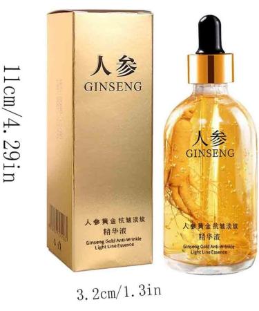 Ginseng Essence Ginseng antiwrinkle serum ginseng polypeptide antiaging essence reduces fine lines smoothes the face moisturizes the skin facial care for all skin types - Buy Online on GoSupps.com
