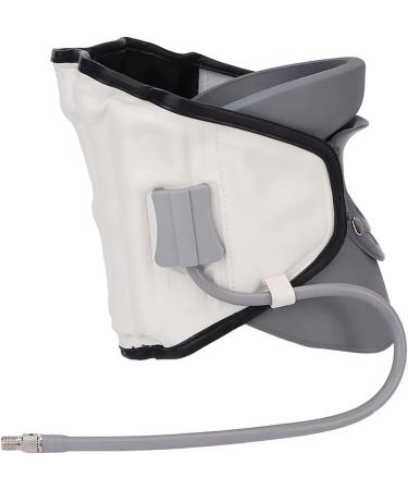 Jlasdr Neck Protection Ruff | Cervical Traction & Pain Relief with Back Support Cushion | International Shipping Available - Buy Online on GoSupps.com