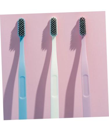 Coolhiya 6-Pack Stiff Bristle Manual Toothbrushes for Adult Oral Care | Effective Tooth Cleaning Solution - Buy Online on GoSupps.com