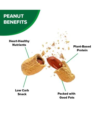 Buy Hampton Farms Jumbo Roasted In-Shell Unsalted Peanuts - 24 oz Bag | All-Natural USA Grown | International Shipping Available - Buy Online on GoSupps.com