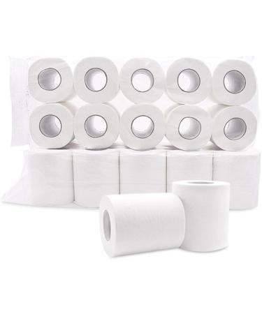 MILISTEN Toilet Paper Wooden Pulp Soft Toilet Tissue Paper Rolls Napkin Hand Towels for Home Bathroom Kitchen 10 Rolls 100g - Buy Online on GoSupps.com