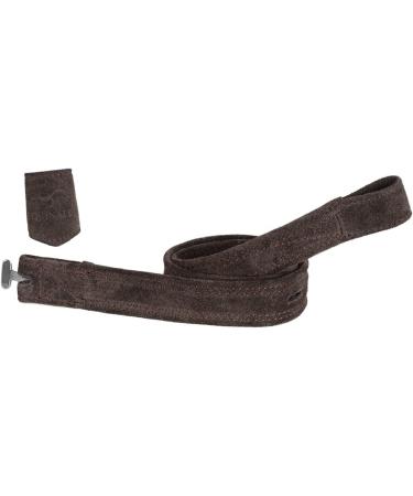 Equinate Slimline Mono Stirrup Leathers - Columbia Suede Brown 60 cm | Premium Quality Equestrian Gear for International Shipping - Buy Online on GoSupps.com