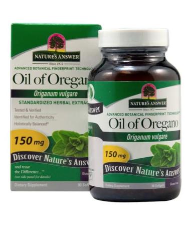 Natura Answers Gluten Free Oregano Oil 90 Softgels