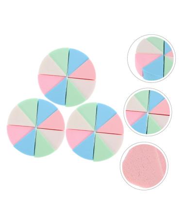 FRCOLOR Triangular Makeup Sponge Puff - 15 Sets Wedge Shape Esponjas Para Maquillaje - Perfect for Flawless Application International Shipping - Buy Online on GoSupps.com