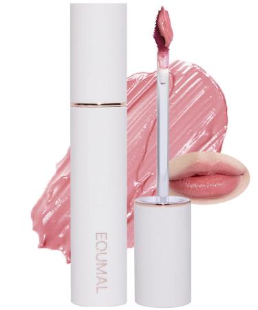 EQUMAL Non-Section Glowy Tint   103 MELLOW GLOW   Glass Lasting Transparent & Flexible Lip Makeup - Moisturizing Lip Stain for Glossy Finish   Buildable Lipstick for Fuller Looking Lip  0.18 fl.oz.