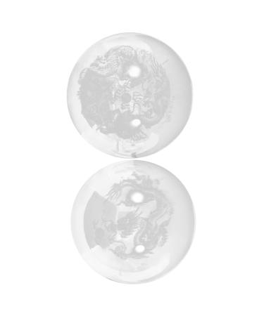 Homsfou massage device 2st Healthy massage ball Hand fitness balls Small baoding balls Massage balls for hand exercises Massage buffer.