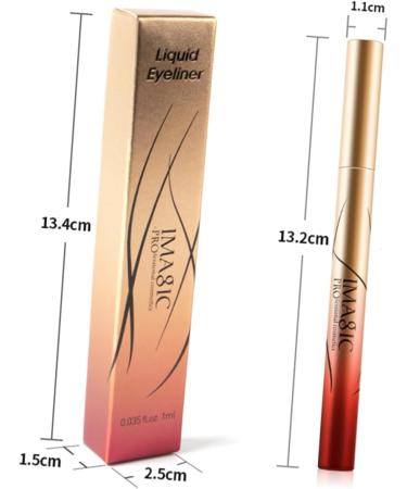 Angoily 1pc Liquid Eyeliner Black Waterproof Eyeliner Black Makeup Waterproof Makeup Tool Quick Dry - Buy Online on GoSupps.com