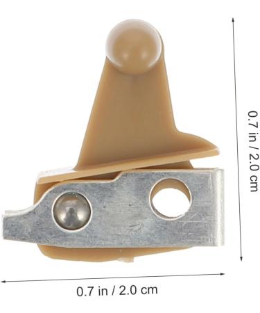 Healeved Electric Clipper Switch Hair Trimmer Hair Clipper Repair Tool Hair Clipper Power Hairdressing Tool Hair Clipper Supply Haircut Equipment Replacement for Hair Clipper 2X2X1CM Brown - Buy Online on GoSupps.com