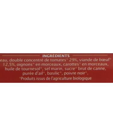 Jardin Bio Bolognese Sauce with Beef 350 g - Buy Online on GoSupps.com