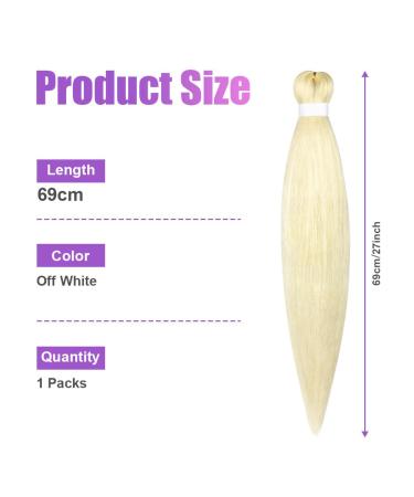Shop Aomig Pre-Stretched Braiding Hair - 26 Inch Professional Art Fiber Extensions for Box Braids - Cream Color 1PC - Buy Online on GoSupps.com