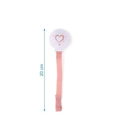 Kiokids Fastening Clip for Pacifiers - Cute Heart Design Perfect for International Shipping - Buy Online on GoSupps.com
