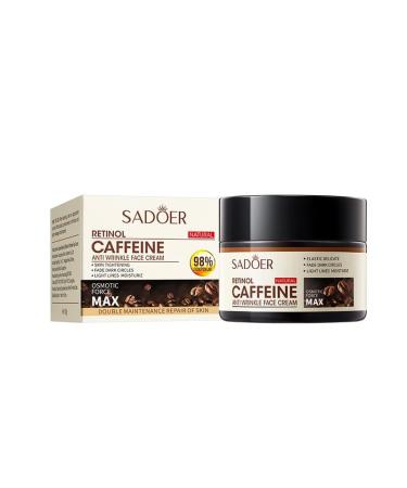 SADOER Hydrating Retinol Caffeine Anti-Wrinkle Cream 50g Care for skin Anti wrinkle Moist