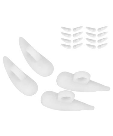 Hammer Toe Cushions Pad SEBS Corrector - 10 Pairs White Toe Separator for Adults - Buy Online on GoSupps.com