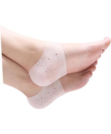 1 Pair Socks for Heel Pain Kids Plasters Plantar Insoles Baby Silicone Shower Brush Gel Heel Sleeves Support Colorful Hair Chain Cracked White Silicone Gel Moisturizing medium - Buy Online on GoSupps.com