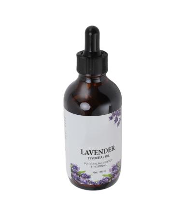 Lavender Oil 118 Ml Universal Lavender Massage Oil Skin Care Glass Bottle Portable Hair Relaxation Diffuser