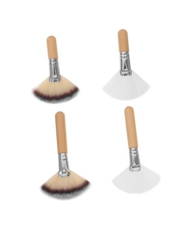 20 Pcs Loose Powder Brush Makeup Brush Large Makeup Fluffy Fan Brushes Makeup Tools Blush for Makeup Face Makeup Brushes Skincare Blush for Cheeks Mascara Eyeliner Nylon