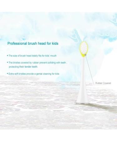 AD-BCRBgen Soft Toothbrush Heads - 4 Pack Interchangeable Replacement Heads for Electric Toothbrushes - Blue Rubber Nozzles - Buy Online on GoSupps.com