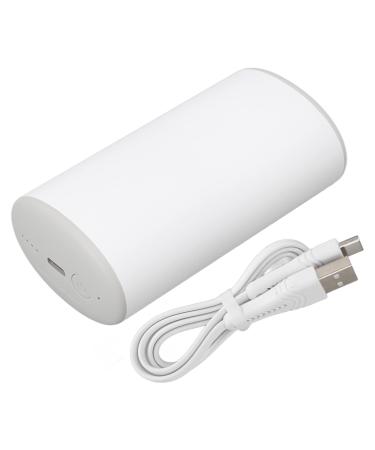 Fit for Mini Hand Warmer 6000mAh USB Charging Pocket Heater Constant 60 C Temperature Lightweight Winter Outdoor White