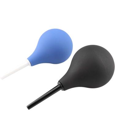 Silicone Ear Suction Bulb Syringe for Gentle Ear Cleaning - 224ml Black Ear Wax Removal Tool for Adults - Buy Online on GoSupps.com