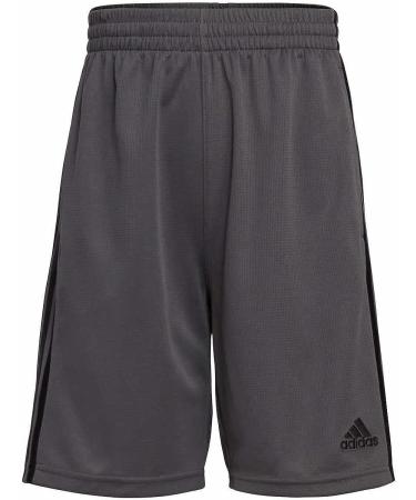 adidas Youth 2-Pack 3 Stripes Shorts in Black/White & Dark Grey/Black - Size Large - Buy Online on GoSupps.com